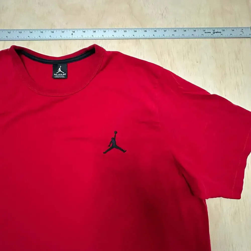 Jordan Jumpman Embroidered Logo T-Shirt Red 3XL